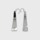 Silver and Gold Eagle Earrings by Cree artist Justin Rivard