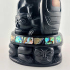 Argillite Raven and the First Men Carving by Haida artist Gryn White