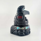 Argillite Raven and the First Men Carving by Haida artist Gryn White