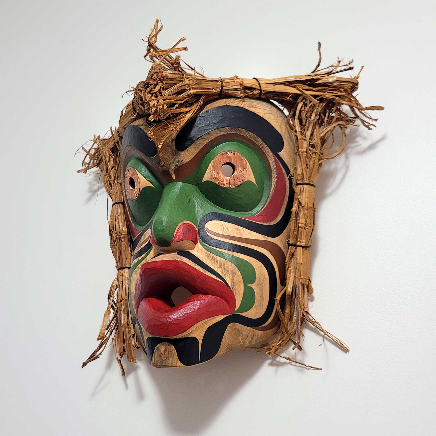 Forest Portrait Mask by Kwakwaka'wakw carver Talon George