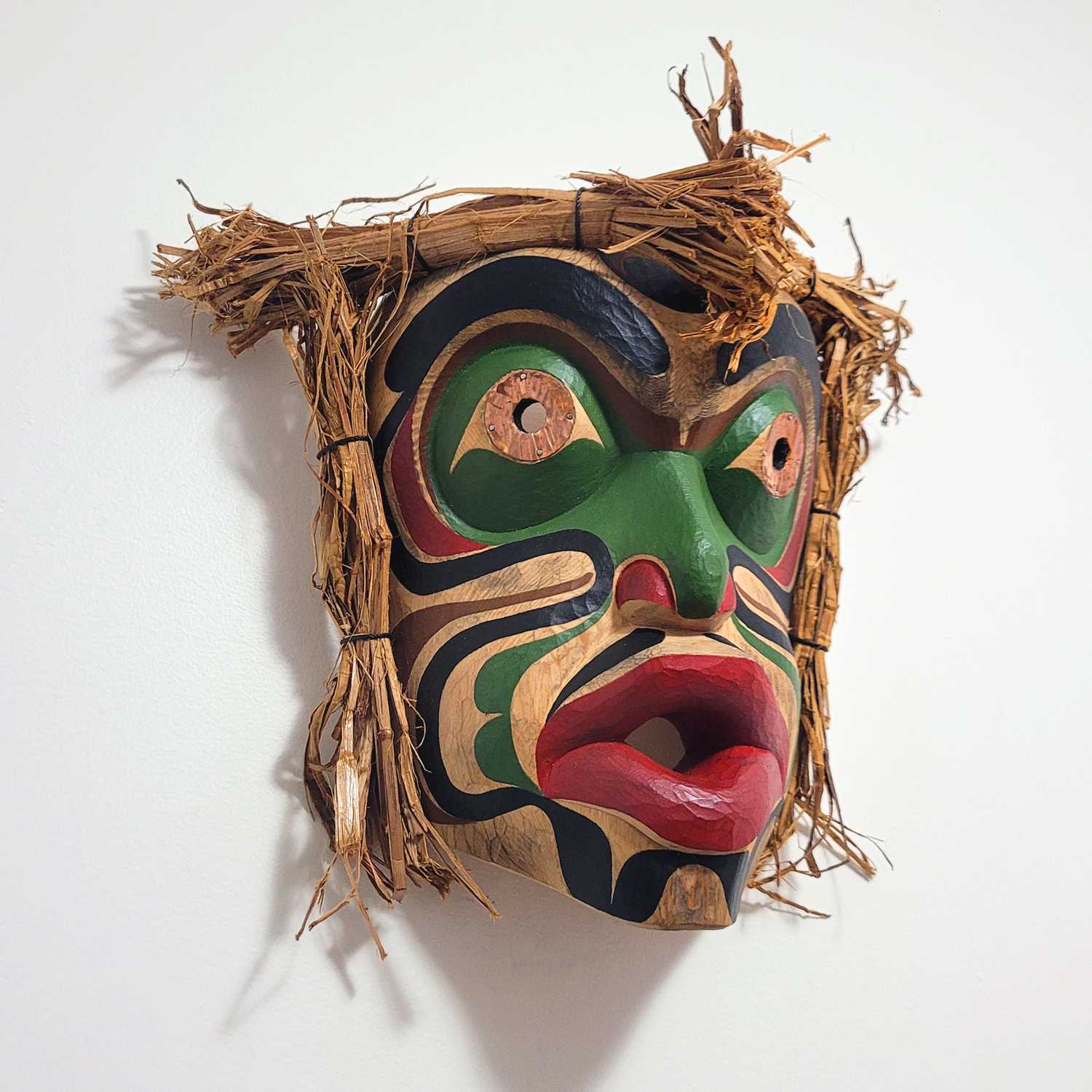 Forest Portrait Mask by Kwakwaka'wakw carver Talon George