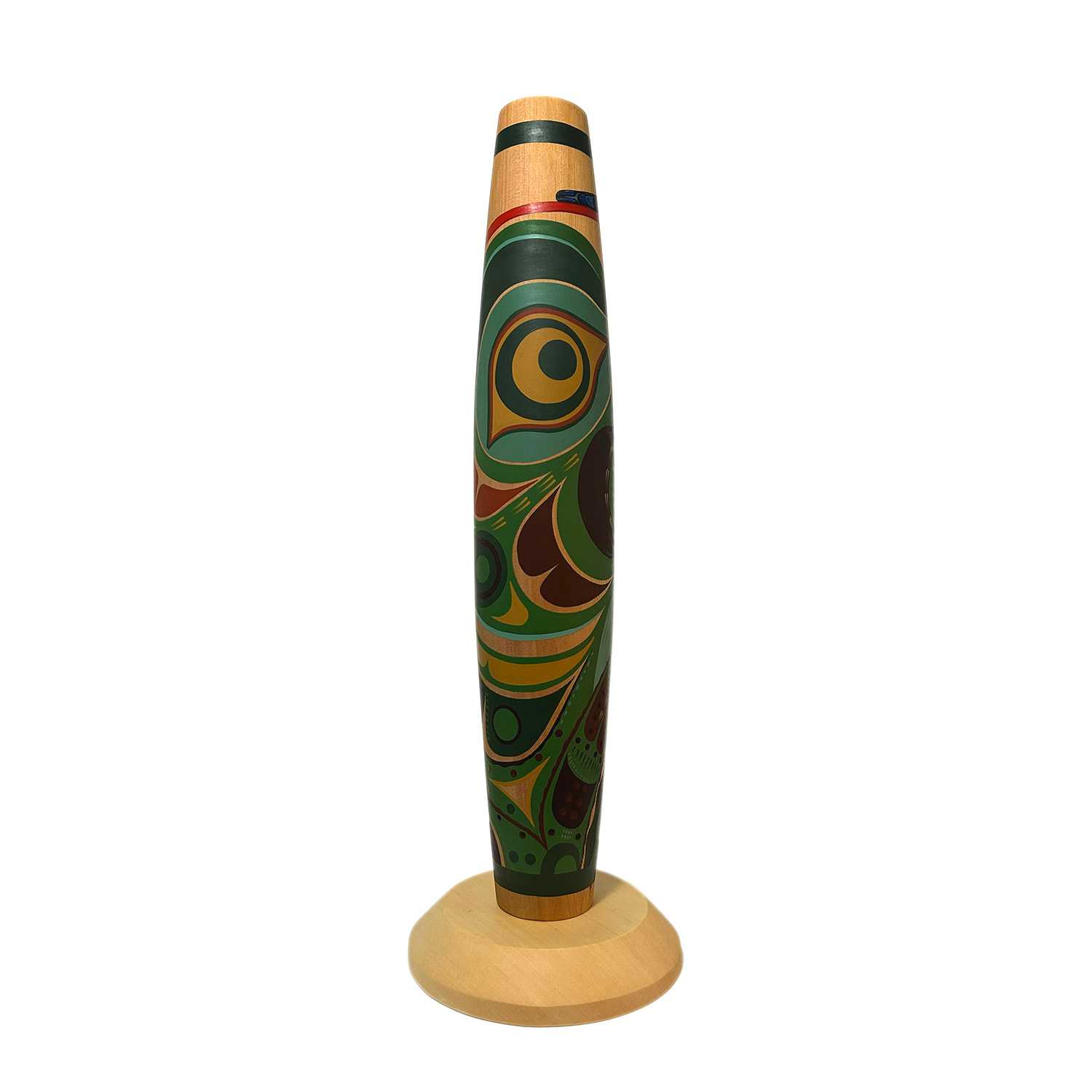 Frog Cradle Rattle by Kwakwaka'wakw artist Johnathan Henderson