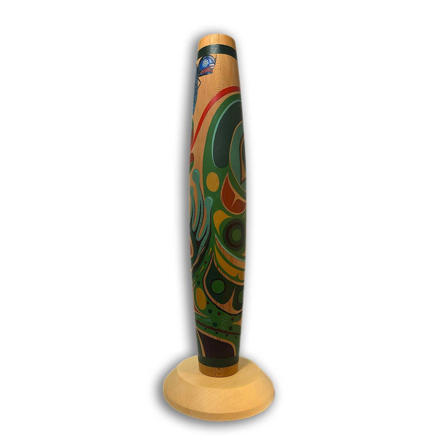 Frog Cradle Rattle by Kwakwaka'wakw artist Johnathan Henderson