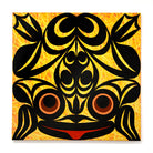 Frog Painting by Coast Salish and Kwakwaka'wakw artist Maynard Johnny Jr.