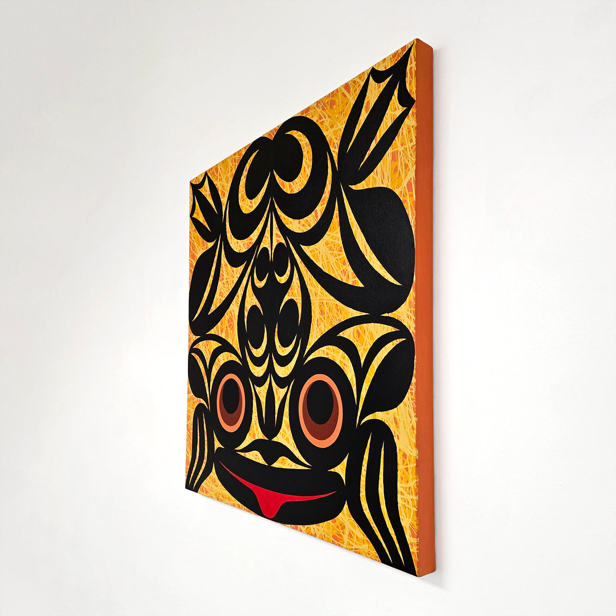 Frog Painting by Coast Salish and Kwakwaka'wakw artist Maynard Johnny Jr.