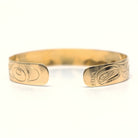Gold Dolphins Bracelet by Tsimshian artist Bill Helin