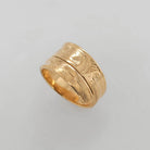 Gold Eagle Wrap Ring by Haida artist Carmen Goertzen