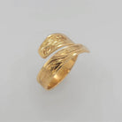 Gold Eagle Wrap Ring by Tsimshian artist Bill Helin