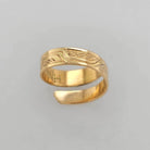 Gold Eagle Wrap Ring by Tsimshian artist Bill Helin