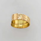 Gold Orca or Killer Whale Wrap Ring by Haida artist Garner Moody