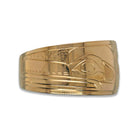 Gold Orca and Raven Bracelet by Coast Salish/Kwakwaka'wakw artist Noel Brown