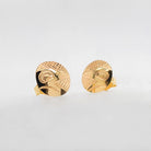 Gold Raven Studs by Cree artist Justin Rivard