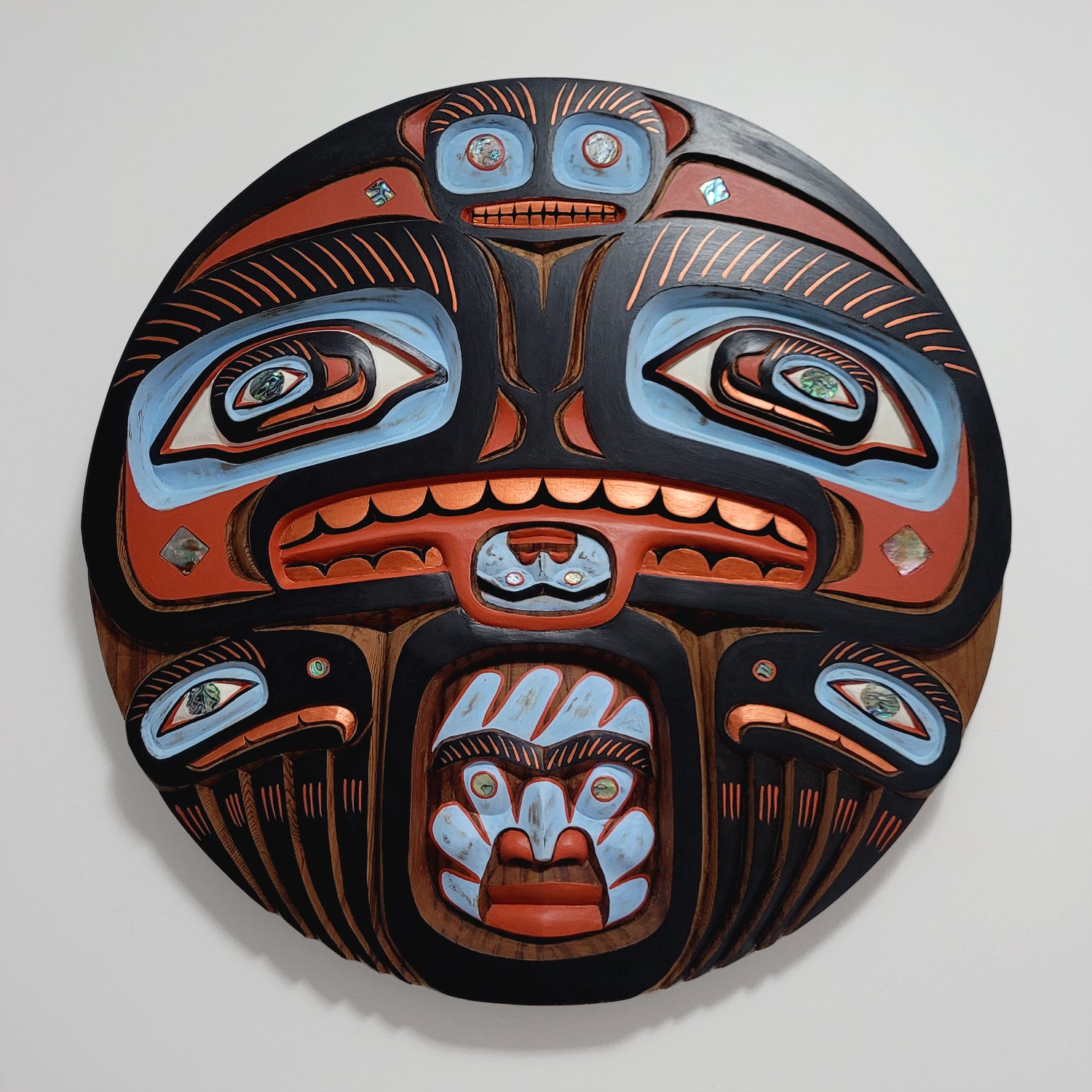 Grizzly Bear Panel by Kwakwaka'wakw carver Sean Whonnock