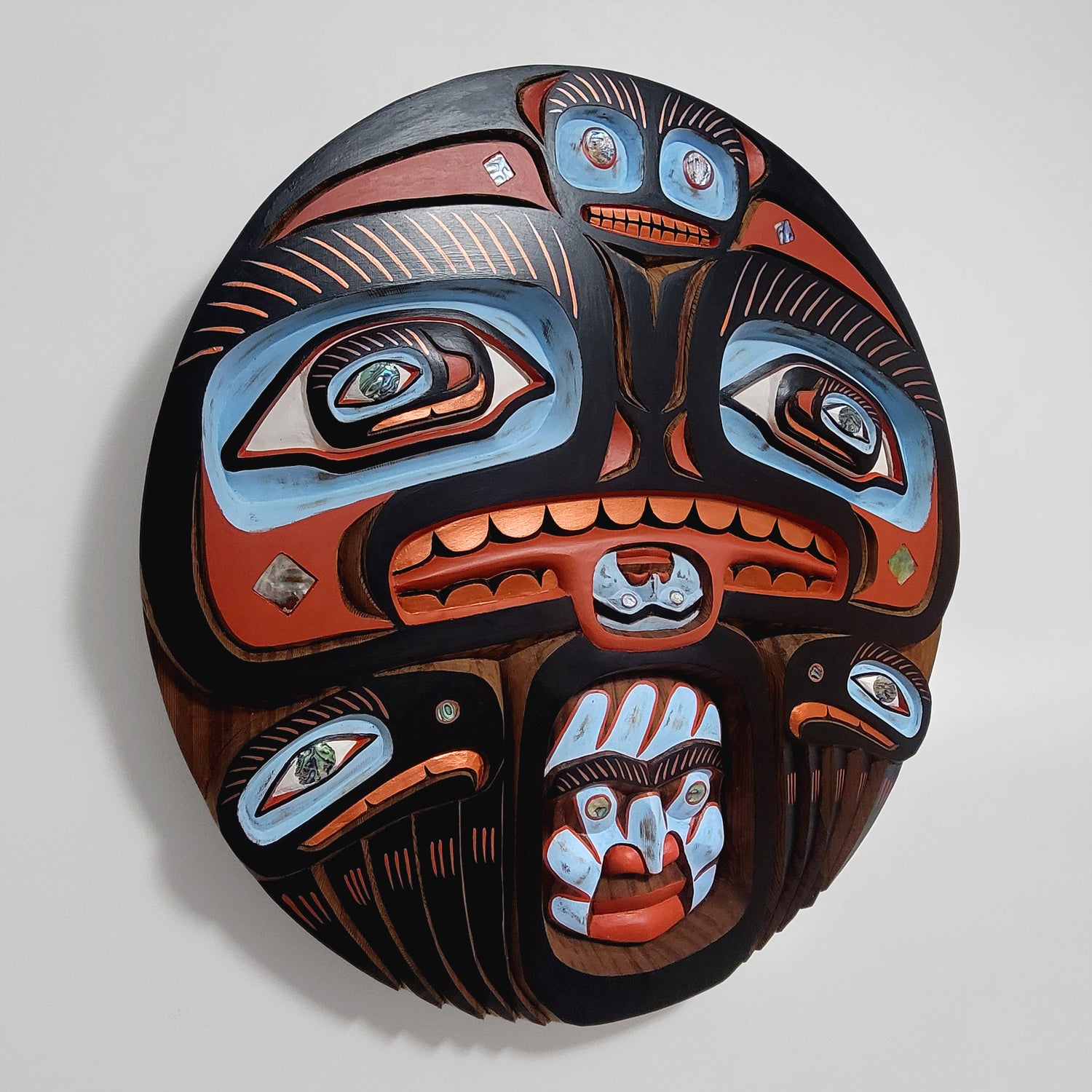 Grizzly Bear Panel by Kwakwaka'wakw carver Sean Whonnock