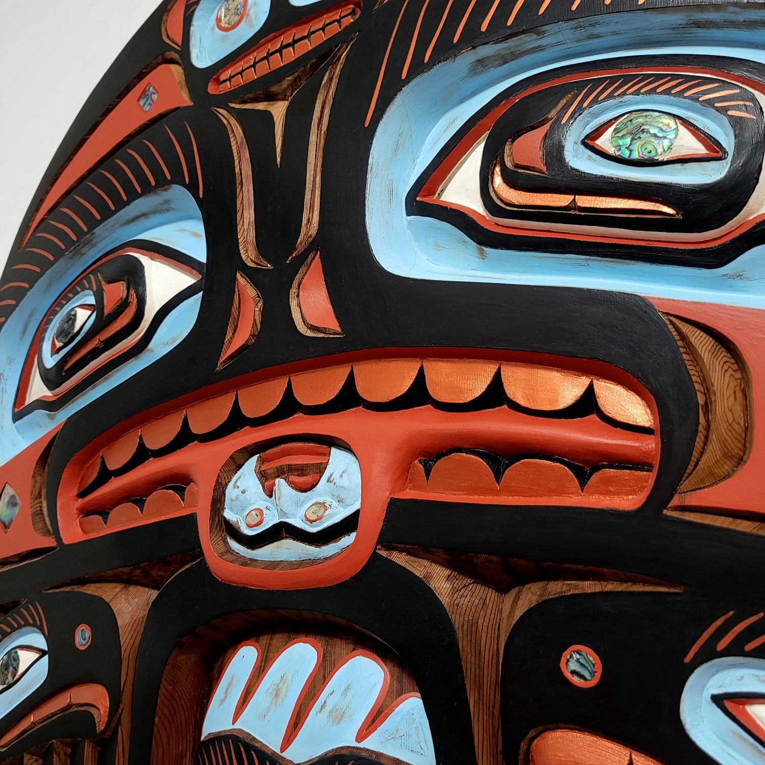 Grizzly Bear Panel by Kwakwaka'wakw carver Sean Whonnock