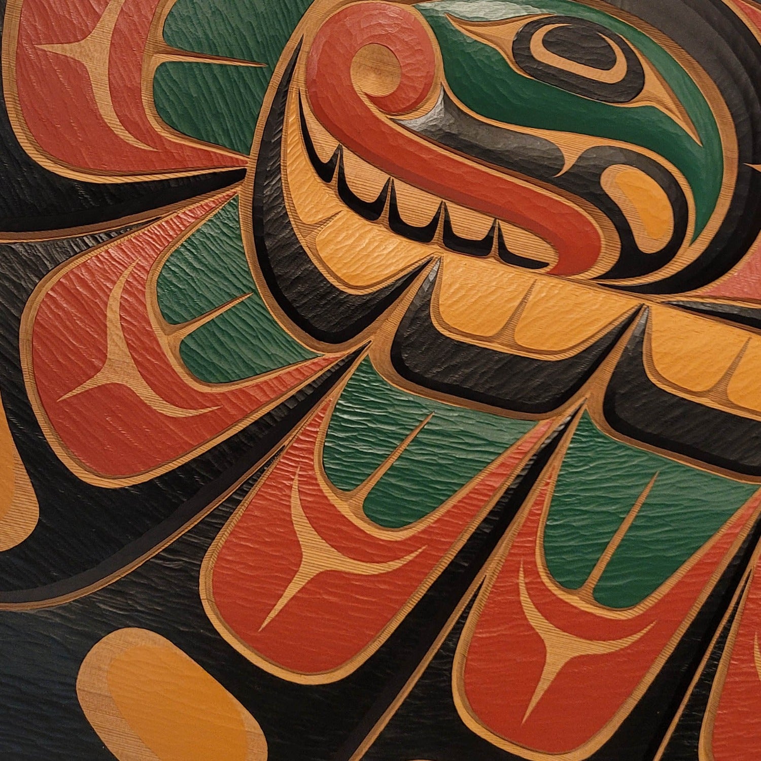 Guardian of the Legacy Totem Pole by Kwakwaka'wakw carver Junior Henderson