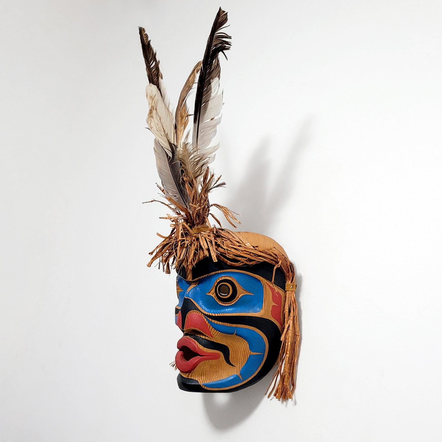 Red Cedar Mask by Kwakwaka'wakw carver Max Chickite