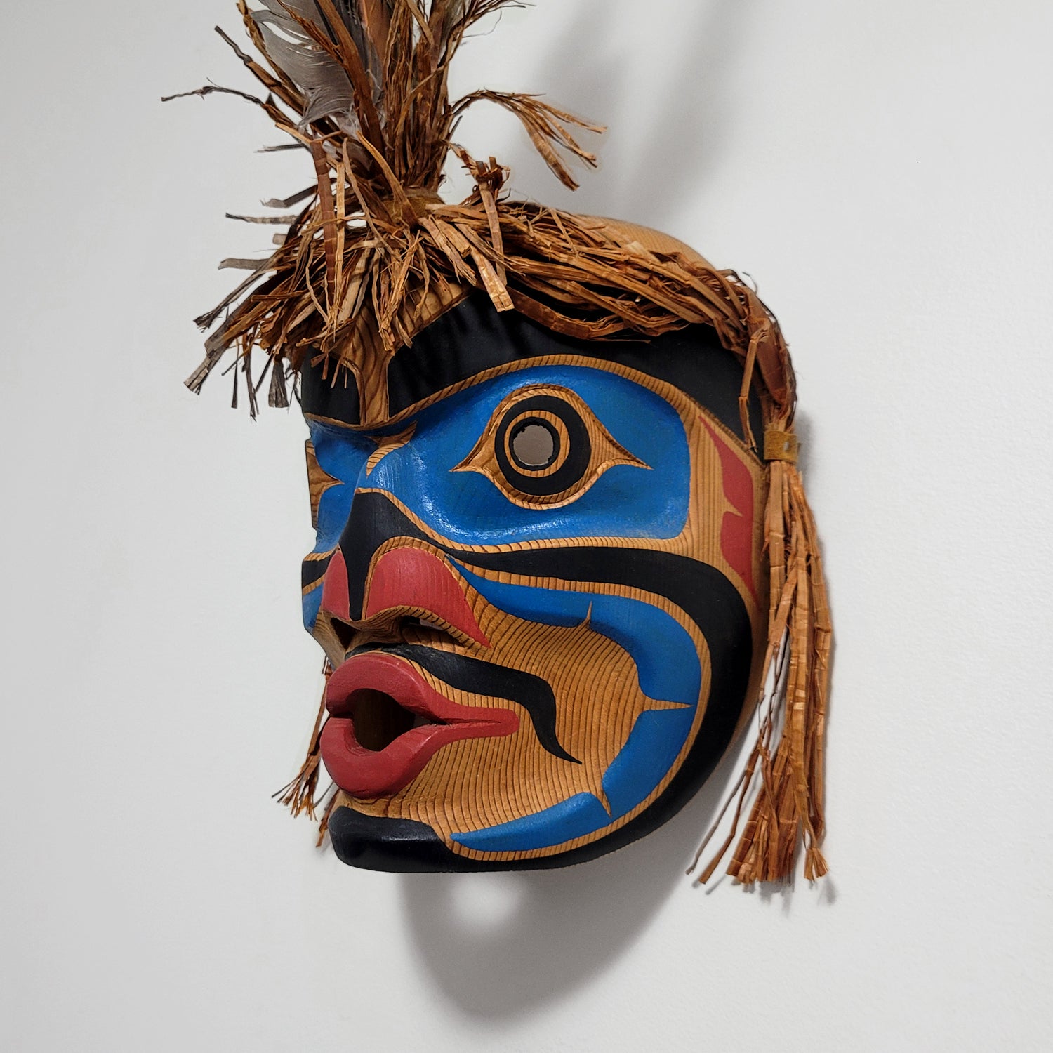 Red Cedar Mask by Kwakwaka'wakw carver Max Chickite