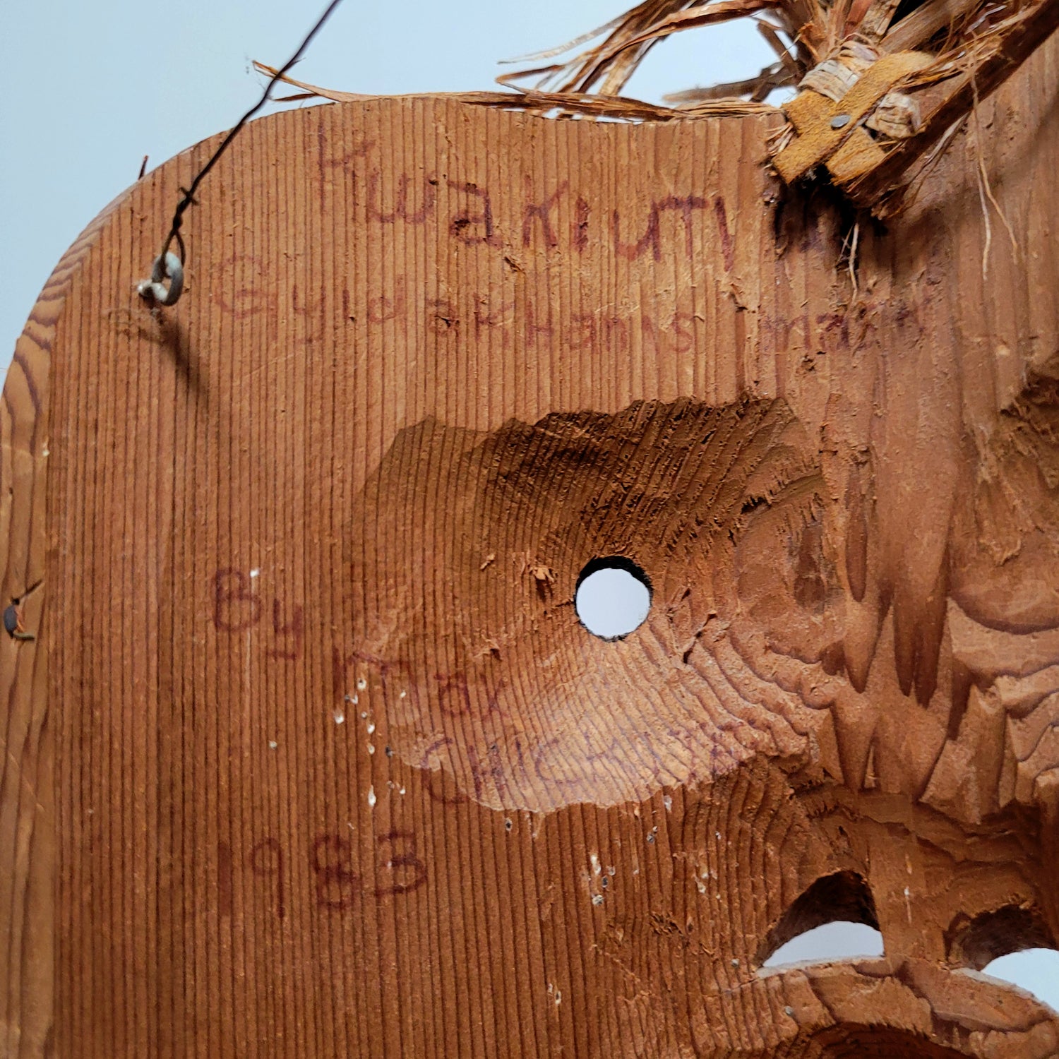 Red Cedar Mask by Kwakwaka'wakw carver Max Chickite