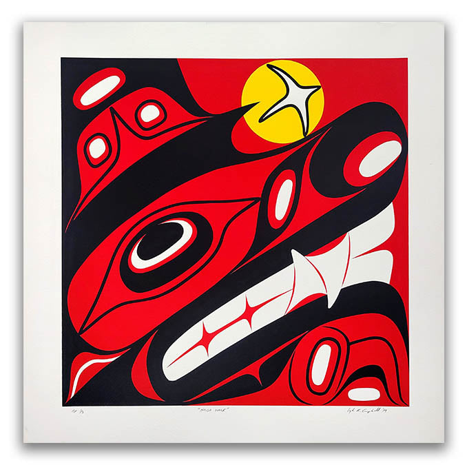 Native Wolf Limited Edition Print by Haida artist Lyle Campbell