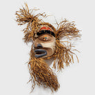 Cedar Bark Harvest Man Mask by Kwakiutl carver Trevor Hunt