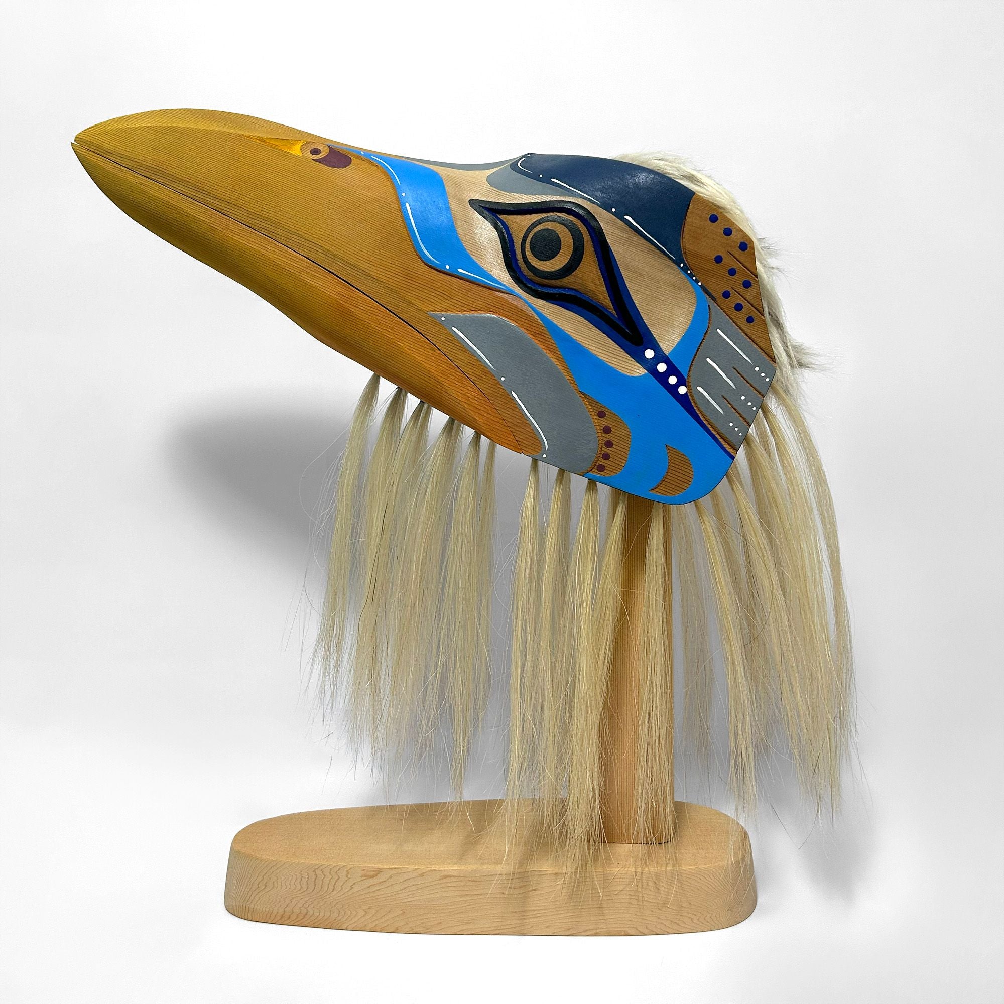 Heron Headdress by Kwakwaka'wakw artist Quinn James
