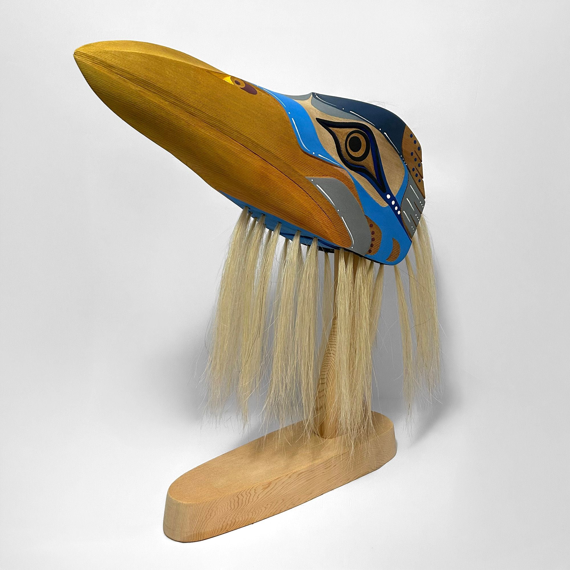 Heron Headdress by Kwakwaka'wakw artist Quinn James