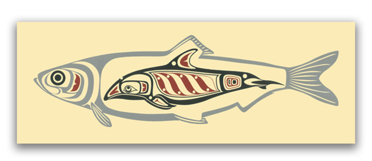Herring Limited Edition Print by Haida artist April White