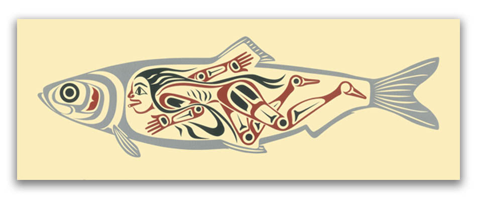 Herring Limited Edition Print by Haida artist April White