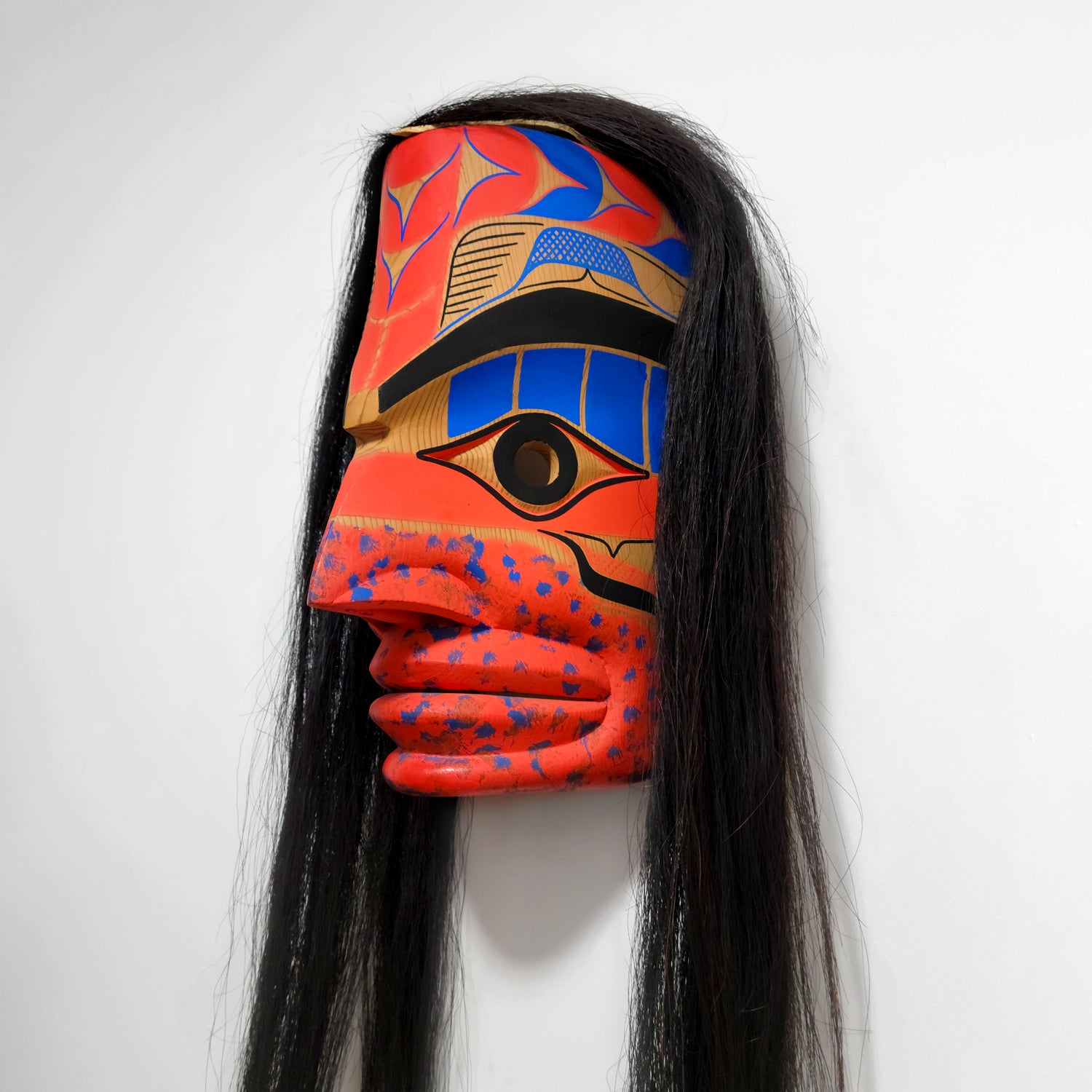 Human Mask by Nuu-chah-nulth carver Patrick Amos