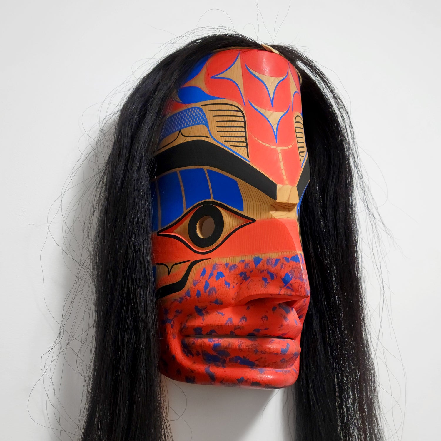 Human Mask by Nuu-chah-nulth carver Patrick Amos