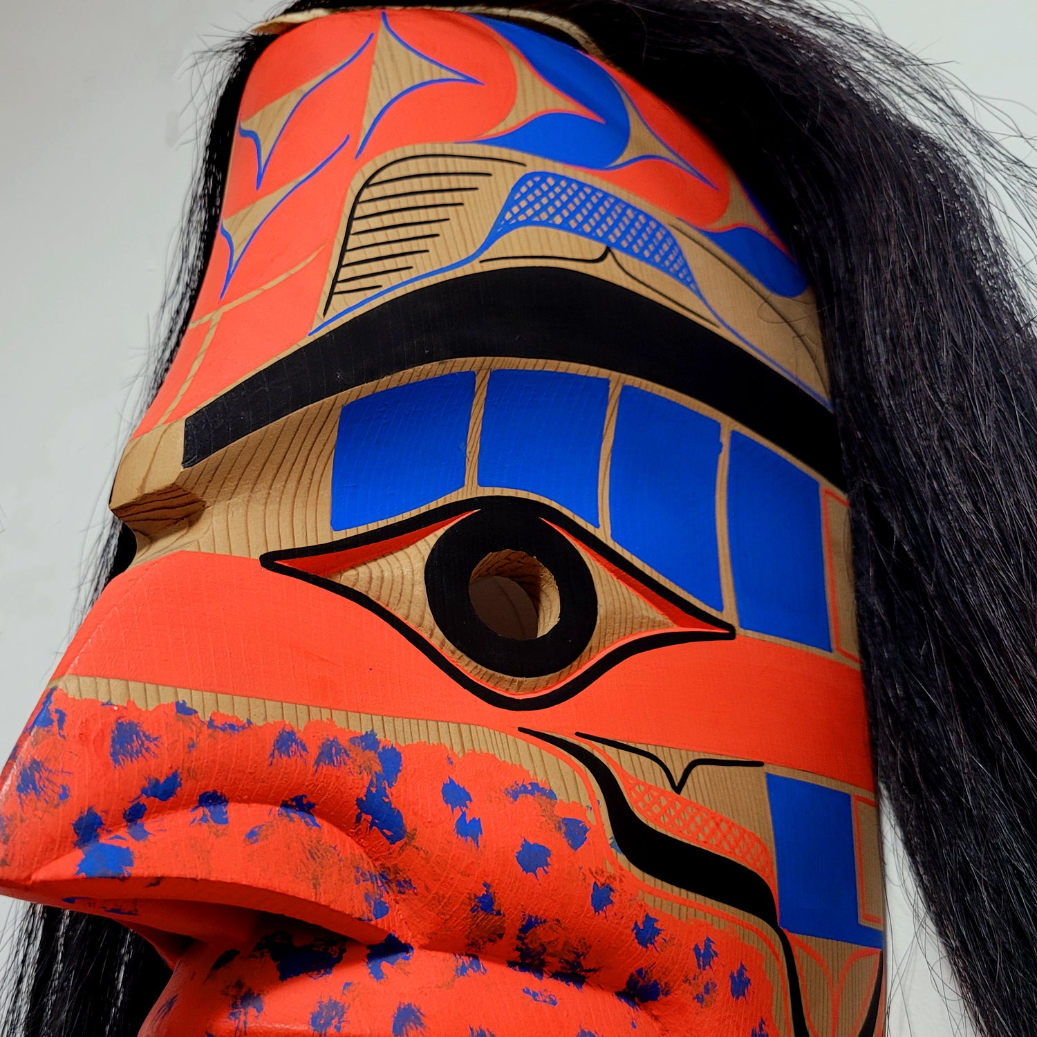 Human Mask by Nuu-chah-nulth carver Patrick Amos