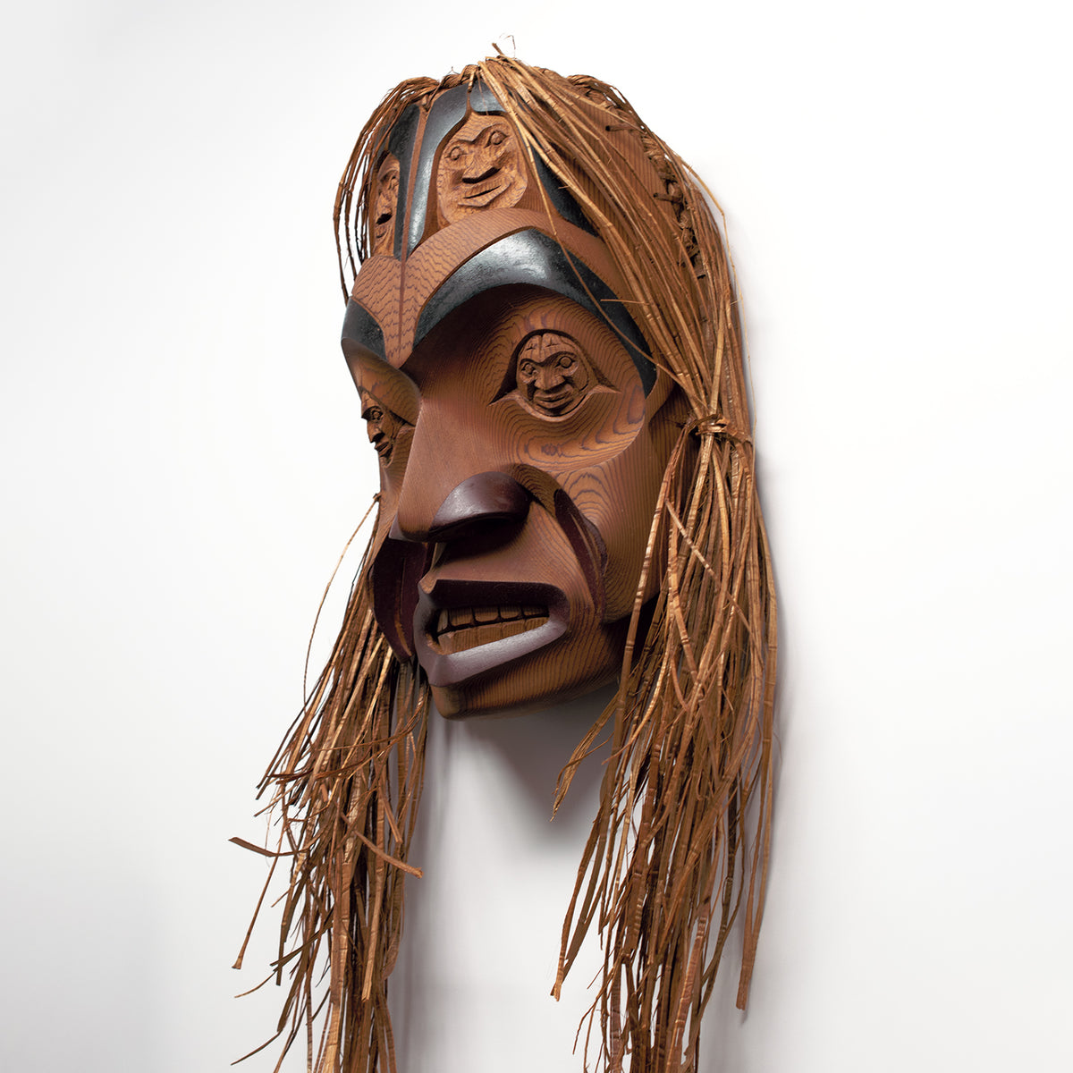 Human Transformation Mask by Nuu-Chah-Nulth artist Sanford Williams