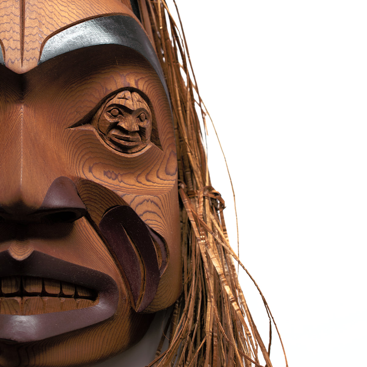 Human Transformation Mask by Nuu-Chah-Nulth artist Sanford Williams