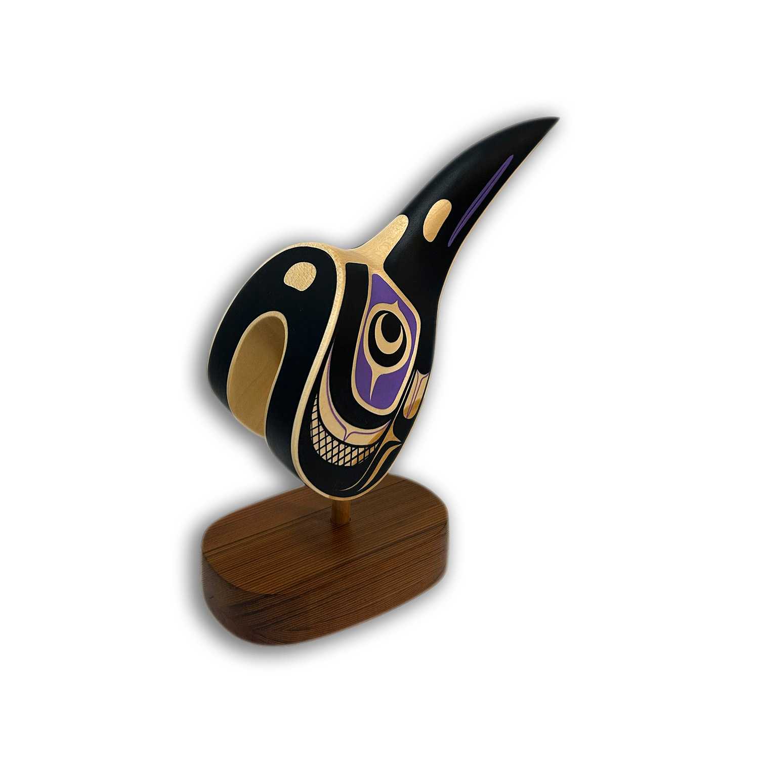 Hummingbird Maskette by Kwakwaka'wakw artist Rod Smith