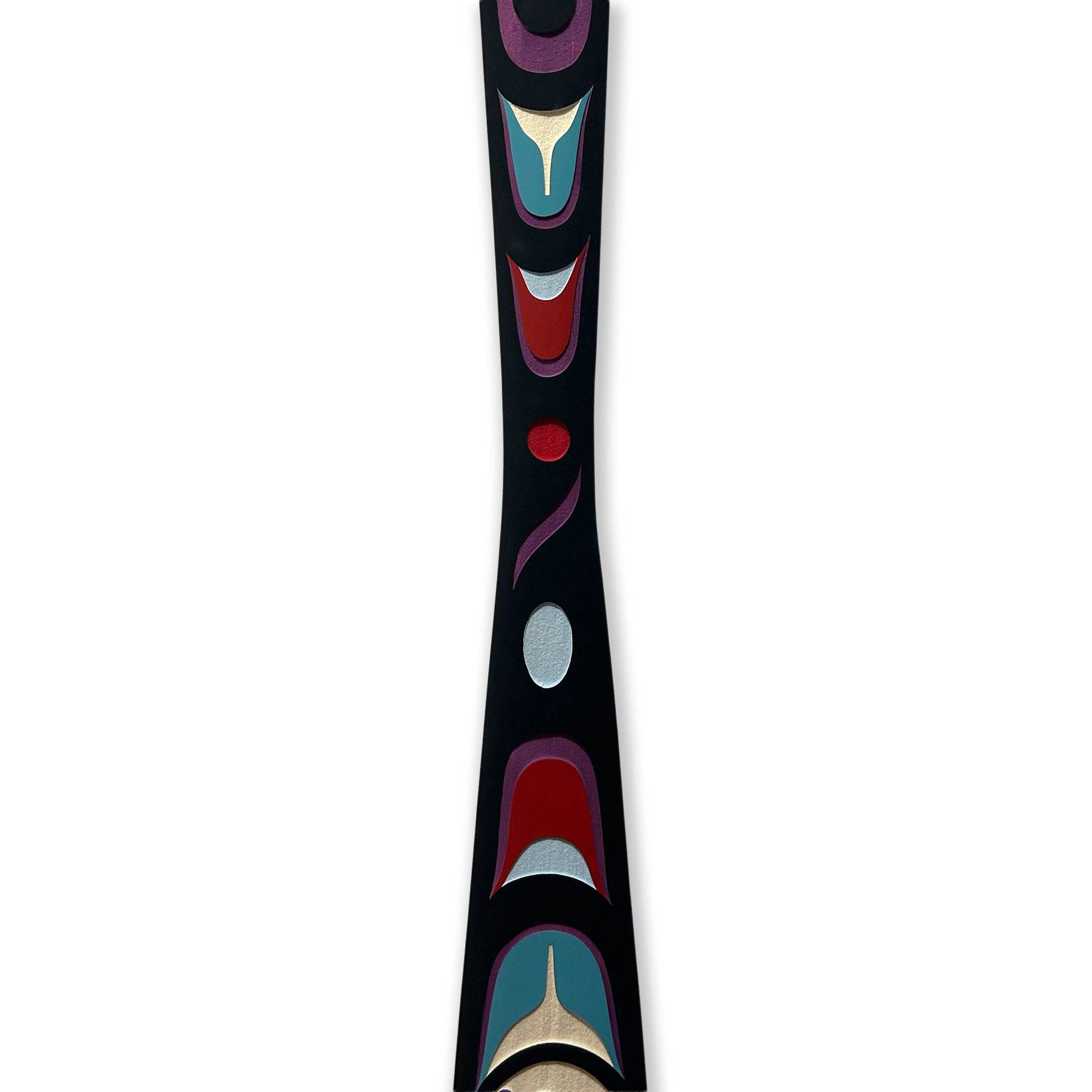 Hummingbird Paddle by Kwakwaka'wakw artist Trevor Hunt