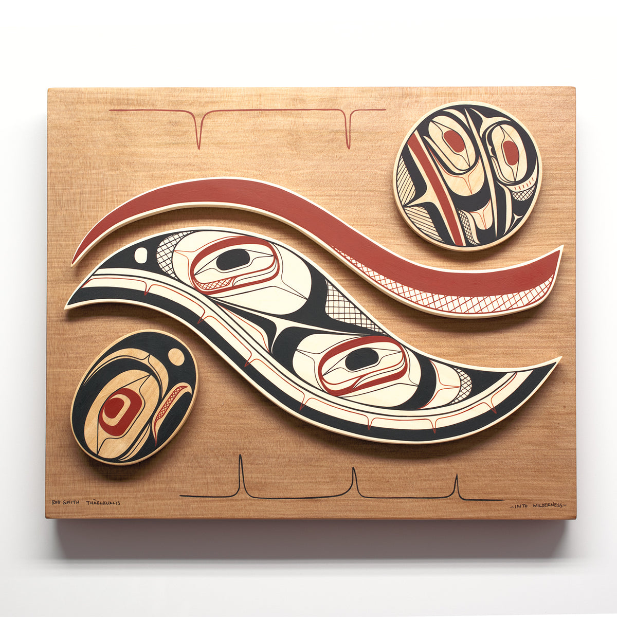 "Into Wilderness" Painting by Kwakwaka'wakw artist Rod Smith
