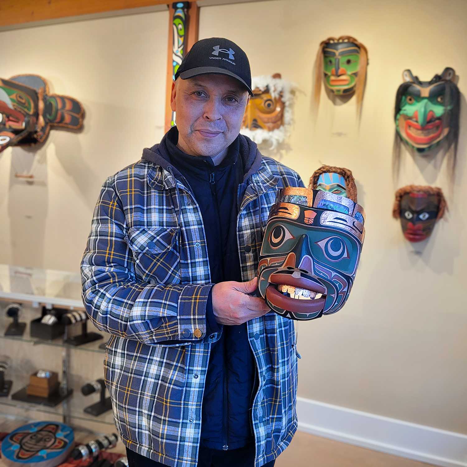 Chief of the Undersea World Mask by Kwakwaka'wakw artist Kevin Cranmer