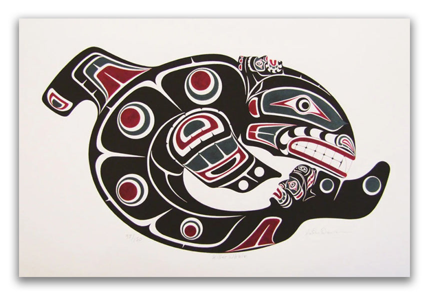 Killer Whale Limited Edition Print by Tahltan artist Alano Edzerza