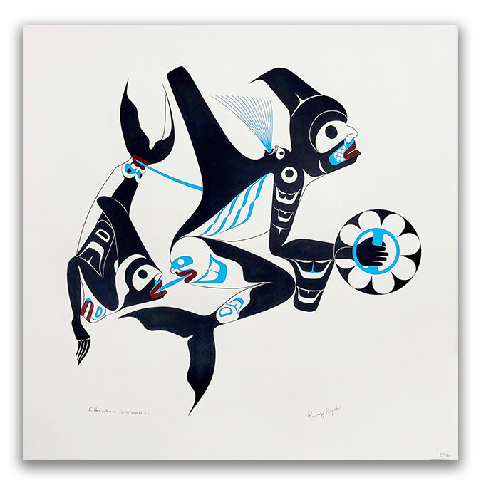 Orca Inuit Design Inuit Killer Whale Art