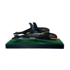 Killer Whales Sculpture by Kwakwaka'wakw artist Greg Henderson