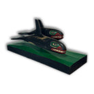 Killer Whales sculpture by Kwakwaka'wakw artist Greg Henderson