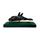 Killer Whales sculpture by Kwakwaka'wakw artist Greg Henderson