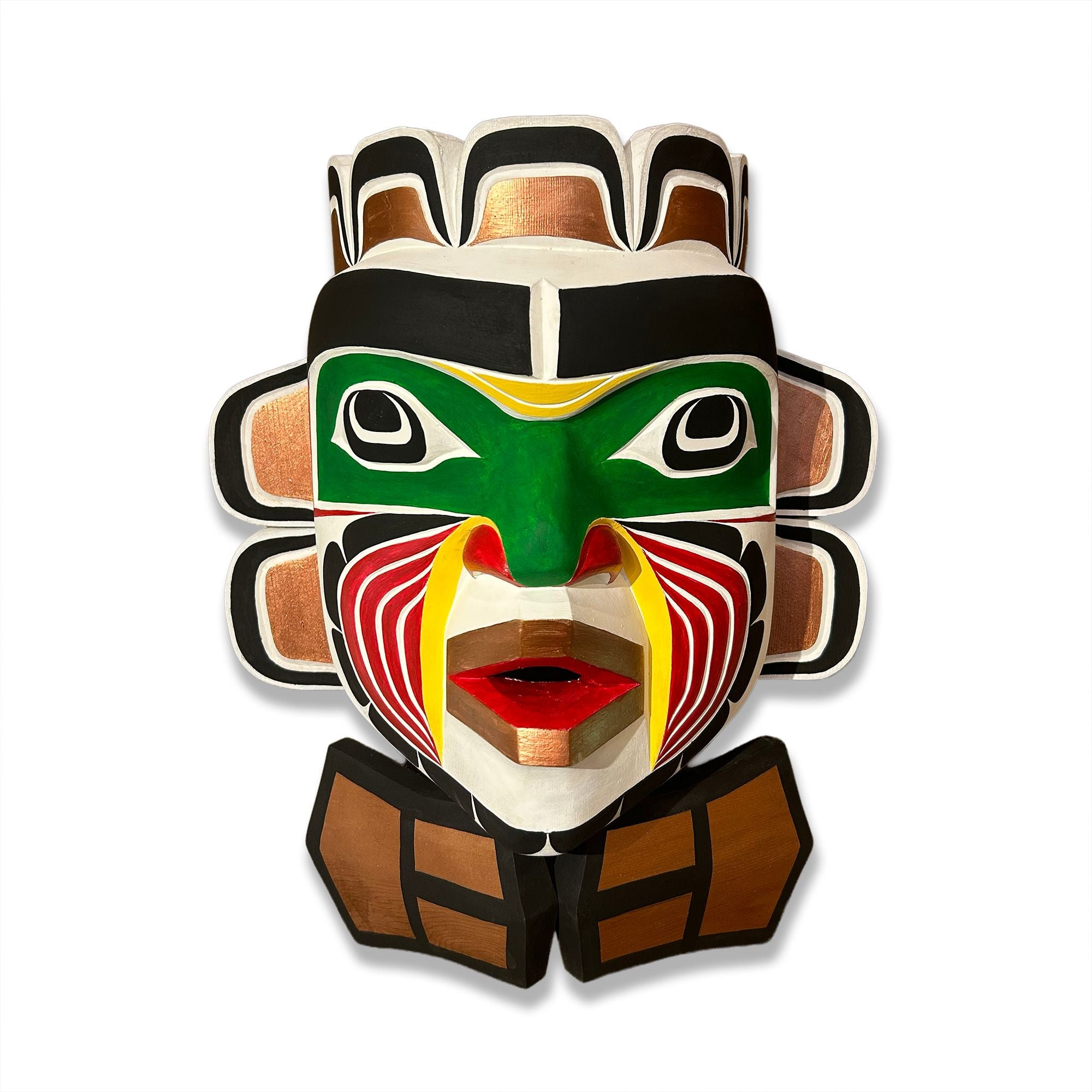 Komokwa Mask by Kwakwaka'wakw artist Gilbert Dawson