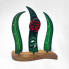 Ladybug Sculpture by Kwakwaka'wakw artist Rod Smith