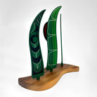 Ladybug Sculpture by Kwakwaka'wakw artist Rod Smith