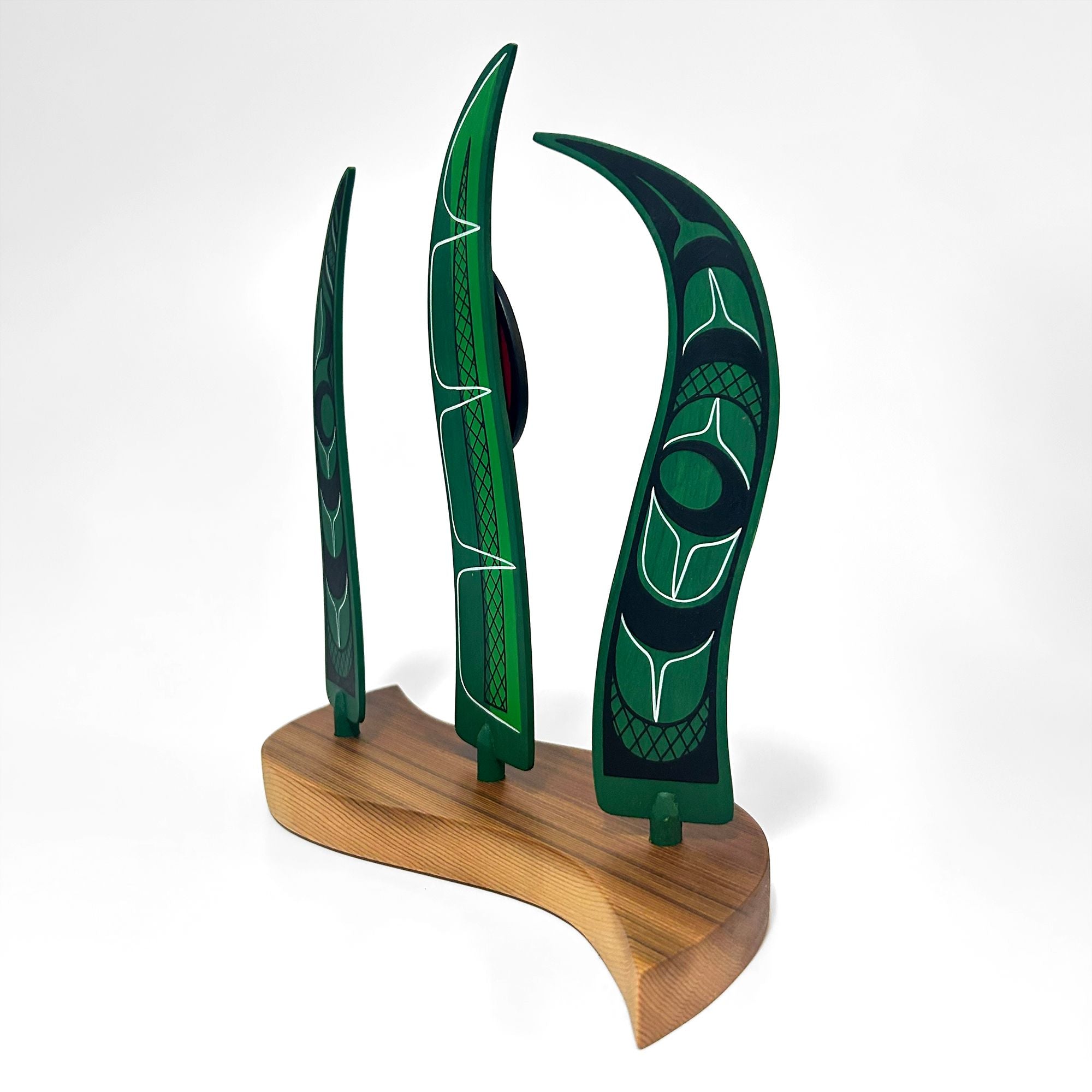 Ladybug Sculpture by Kwakwaka'wakw artist Rod Smith