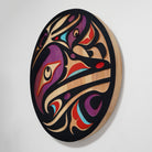 Native Cedar Hummingbird Panel by Kwakiutl artist Trevor Hunt