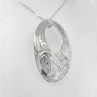 Silver Orca Pendant by Tsimshian artist Bill Helin