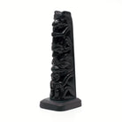 Argillite Totem Pole by Haida artist Lewis Collinson
